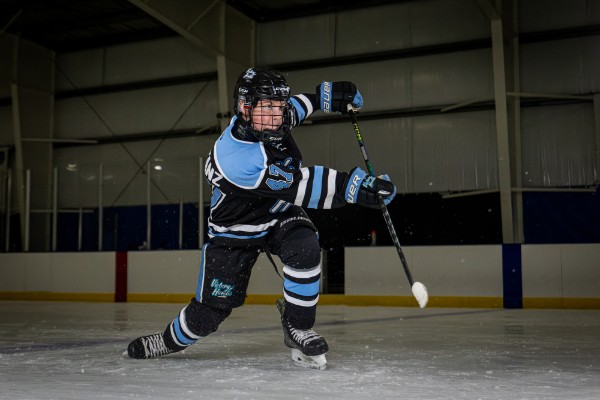 Ben Bockstanz Hockey Action